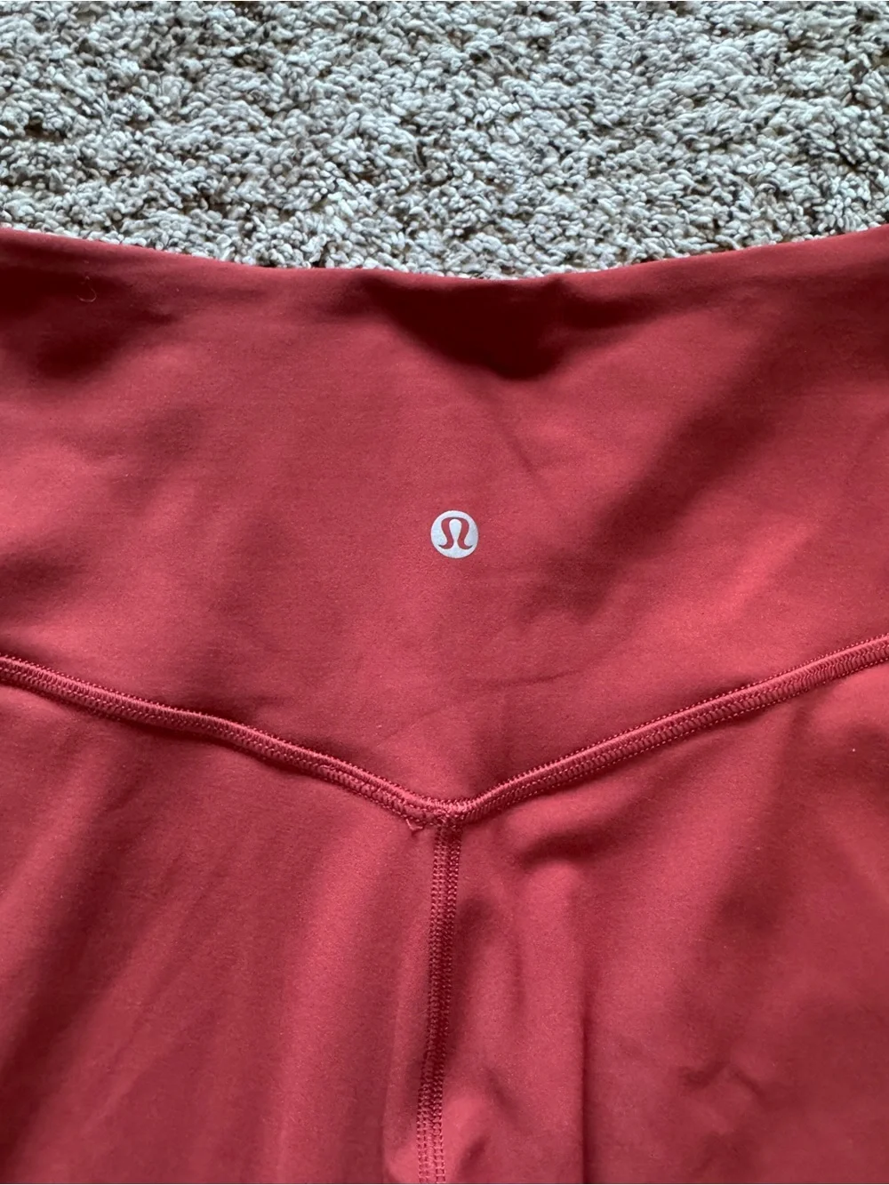 Lululemon Align High Rise Wide Leg Pants in Dark Terracotta